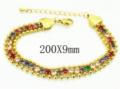 HY Wholesale Bracelets 316L Stainless Steel Jewelry Bracelets-HY32B0726HIG