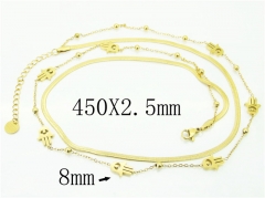HY Wholesale Necklaces Stainless Steel 316L Jewelry Necklaces-HY32N0817HJE