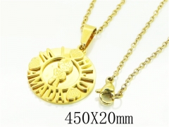 HY Wholesale Necklaces Stainless Steel 316L Jewelry Necklaces-HY52N0213NE