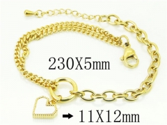 HY Wholesale Bracelets 316L Stainless Steel Jewelry Bracelets-HY59B0269NF