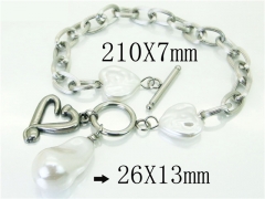 HY Wholesale Bracelets 316L Stainless Steel Jewelry Bracelets-HY21B0527HKQ