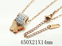 HY Wholesale Necklaces Stainless Steel 316L Jewelry Necklaces-HY19N0463PE