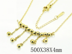 HY Wholesale Necklaces Stainless Steel 316L Jewelry Necklaces-HY19N0450OR