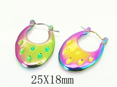 HY Wholesale Earrings 316L Stainless Steel Earrings-HY70E1231LS