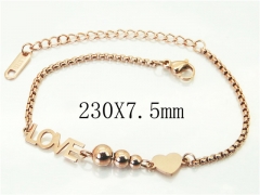 HY Wholesale Bracelets 316L Stainless Steel Jewelry Bracelets-HY19B1068PW