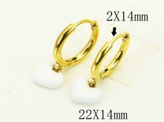 HY Wholesale Earrings 316L Stainless Steel Earrings-HY06E0346NA