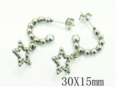 HY Wholesale Earrings 316L Stainless Steel Earrings-HY70E1189LW