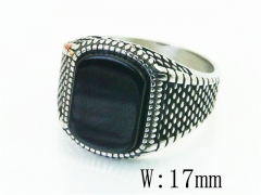 HY Wholesale Popular Rings Jewelry Stainless Steel 316L Rings-HY17R0797HIX