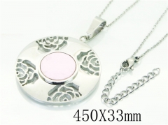 HY Wholesale Necklaces Stainless Steel 316L Jewelry Necklaces-HY52N0208OZ