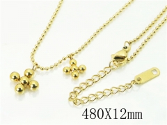 HY Wholesale Necklaces Stainless Steel 316L Jewelry Necklaces-HY19N0477OC