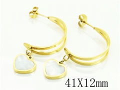 HY Wholesale Earrings 316L Stainless Steel Earrings-HY80E0690LL