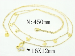 HY Wholesale Necklaces Stainless Steel 316L Jewelry Necklaces-HY32N0821HHG