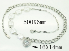 HY Wholesale Necklaces Stainless Steel 316L Jewelry Necklaces-HY80N0616OL