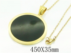 HY Wholesale Necklaces Stainless Steel 316L Jewelry Necklaces-HY52N0209NA