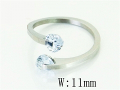 HY Wholesale Popular Rings Jewelry Stainless Steel 316L Rings-HY19R1188OD