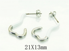 HY Wholesale Earrings 316L Stainless Steel Earrings-HY06E0339OT