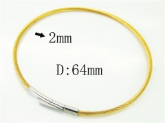 HY Wholesale Bangles Jewelry Stainless Steel 316L Fashion Bangle-HY51B0257HJW