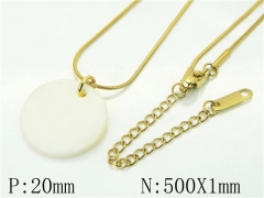 HY Wholesale Necklaces Stainless Steel 316L Jewelry Necklaces-HY59N0252MLC