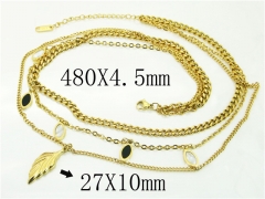 HY Wholesale Necklaces Stainless Steel 316L Jewelry Necklaces-HY80N0613HHL