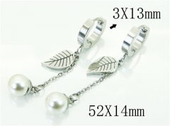 HY Wholesale Earrings 316L Stainless Steel Earrings-HY80E0675LD