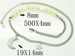 HY Wholesale Necklaces Stainless Steel 316L Jewelry Necklaces-HY80N0620OR