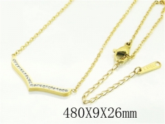 HY Wholesale Necklaces Stainless Steel 316L Jewelry Necklaces-HY19N0468NS
