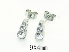 HY Wholesale Earrings 316L Stainless Steel Earrings-HY06E0341MC