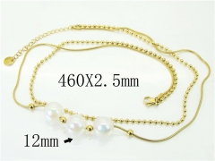 HY Wholesale Necklaces Stainless Steel 316L Jewelry Necklaces-HY32N0833HIF