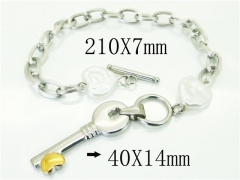 HY Wholesale Bracelets 316L Stainless Steel Jewelry Bracelets-HY21B0530HKX