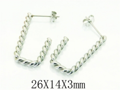 HY Wholesale Earrings 316L Stainless Steel Earrings-HY06E0333LX