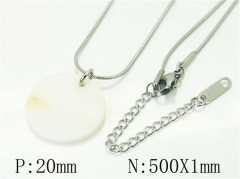 HY Wholesale Necklaces Stainless Steel 316L Jewelry Necklaces-HY59N0257LLY