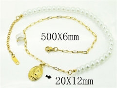 HY Wholesale Necklaces Stainless Steel 316L Jewelry Necklaces-HY80N0630OF