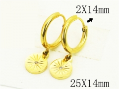 HY Wholesale Earrings 316L Stainless Steel Earrings-HY06E0354NB