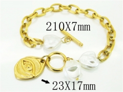 HY Wholesale Bracelets 316L Stainless Steel Jewelry Bracelets-HY21B0539HMX