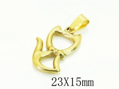 HY Wholesale Pendant 316L Stainless Steel Jewelry Pendant-HY62P0170IZ