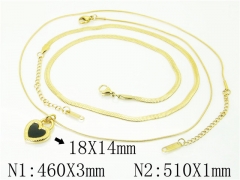 HY Wholesale Necklaces Stainless Steel 316L Jewelry Necklaces-HY59N0284HHR