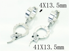 HY Wholesale Earrings 316L Stainless Steel Earrings-HY80E0667MLC