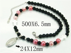 HY Wholesale Necklaces Stainless Steel 316L Jewelry Necklaces-HY80N0622OLX