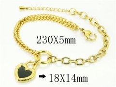 HY Wholesale Bracelets 316L Stainless Steel Jewelry Bracelets-HY59B0268OV
