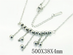 HY Wholesale Necklaces Stainless Steel 316L Jewelry Necklaces-HY19N0449NC