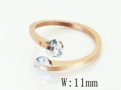 HY Wholesale Popular Rings Jewelry Stainless Steel 316L Rings-HY19R1190PE