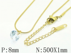 HY Wholesale Necklaces Stainless Steel 316L Jewelry Necklaces-HY59N0253MLV