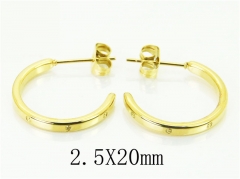 HY Wholesale Earrings 316L Stainless Steel Earrings-HY80E0699LE