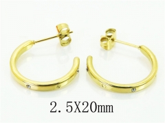 HY Wholesale Earrings 316L Stainless Steel Earrings-HY80E0698LW