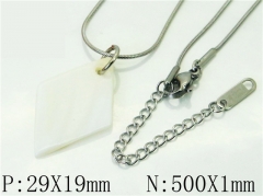 HY Wholesale Necklaces Stainless Steel 316L Jewelry Necklaces-HY59N0261LLX