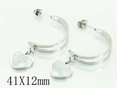 HY Wholesale Earrings 316L Stainless Steel Earrings-HY80E0689LC