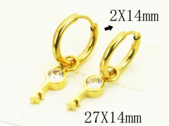 HY Wholesale Earrings 316L Stainless Steel Earrings-HY06E0356OC