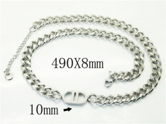 HY Wholesale Necklaces Stainless Steel 316L Jewelry Necklaces-HY19N0443HDD