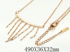 HY Wholesale Necklaces Stainless Steel 316L Jewelry Necklaces-HY19N0466OC