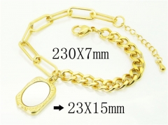 HY Wholesale Bracelets 316L Stainless Steel Jewelry Bracelets-HY59B0256OL